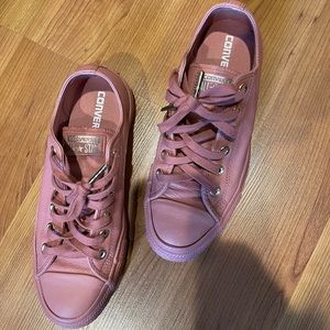 Converse Limited Edition Low Top Leather Rose Gold